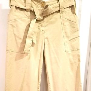 Cropped wide leg pant